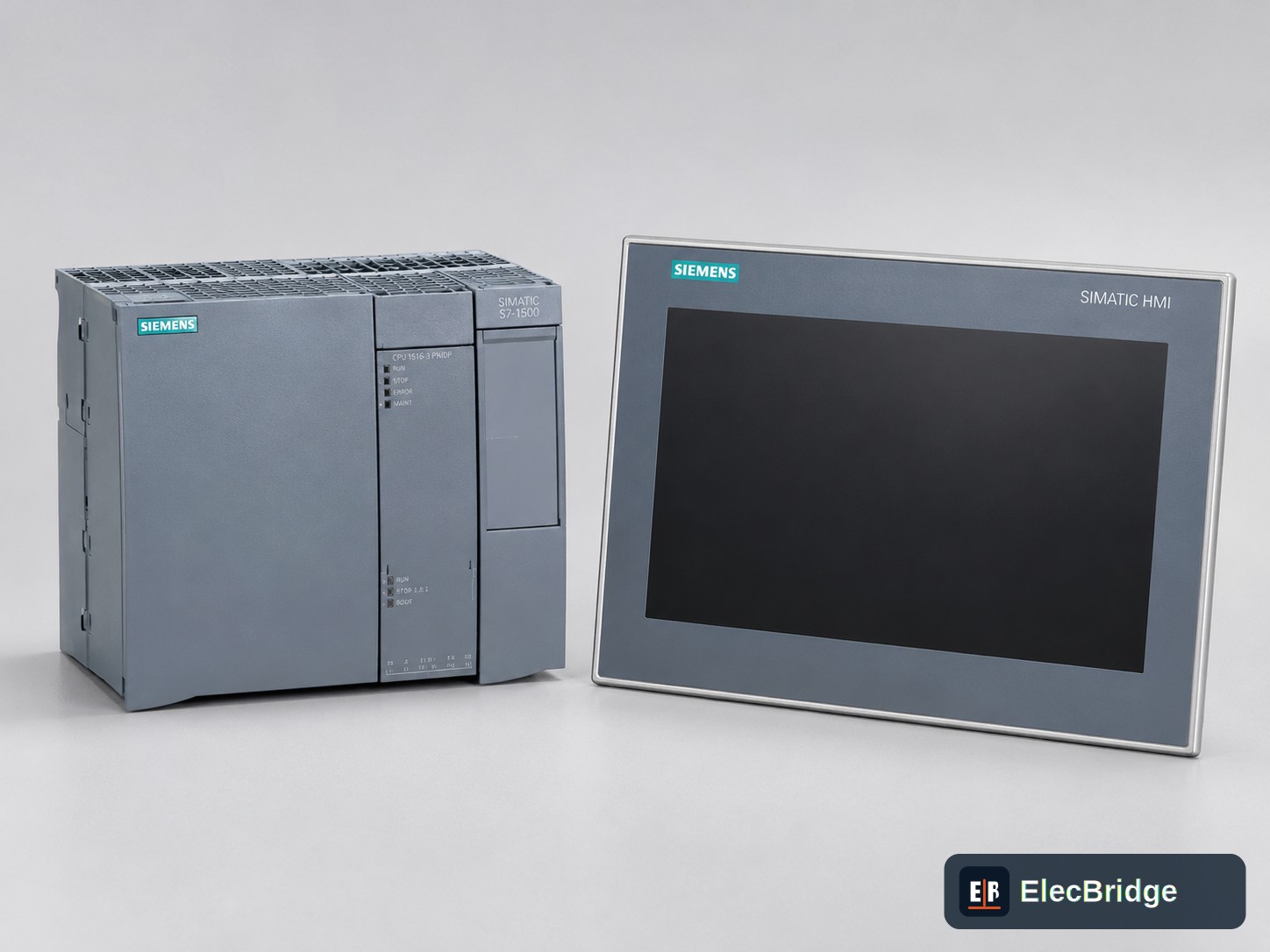 PLC and HMI touchscreen - ElecBridge